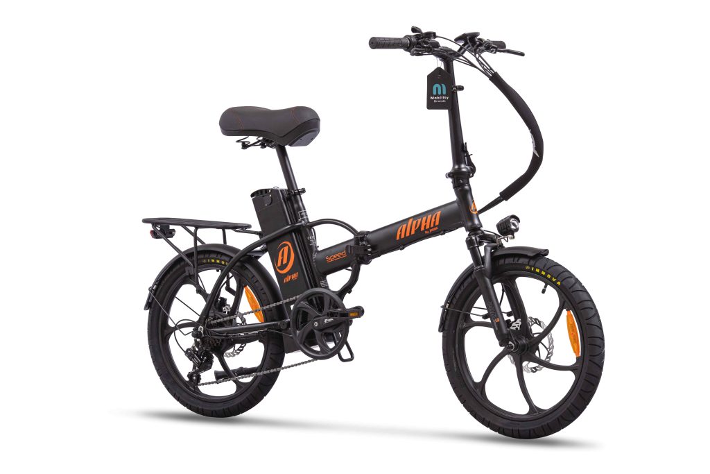 Alpha speed folding electric bike