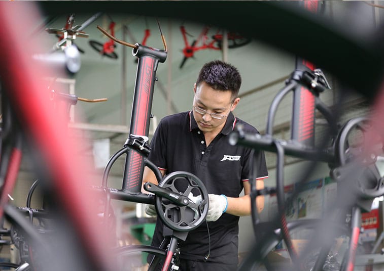 Foldable electric bike rear tire