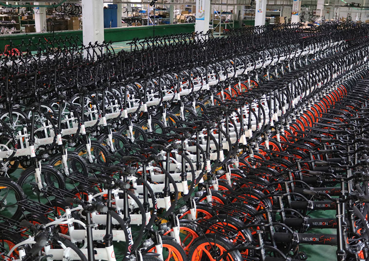 Folding electric bike
