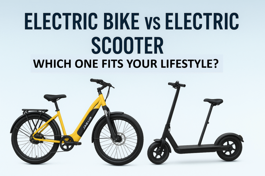 ELECTRIC BIKE VS ELECTRIC SCOOTER