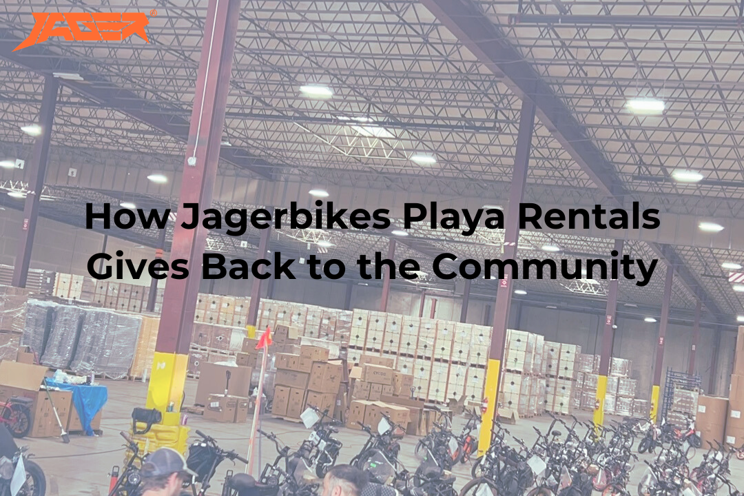 How Jagerbikes Playa Rentals Gives Back to the Community